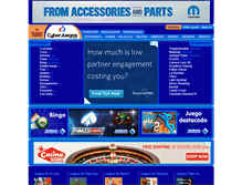 Tablet Screenshot of ciberjuegos.com